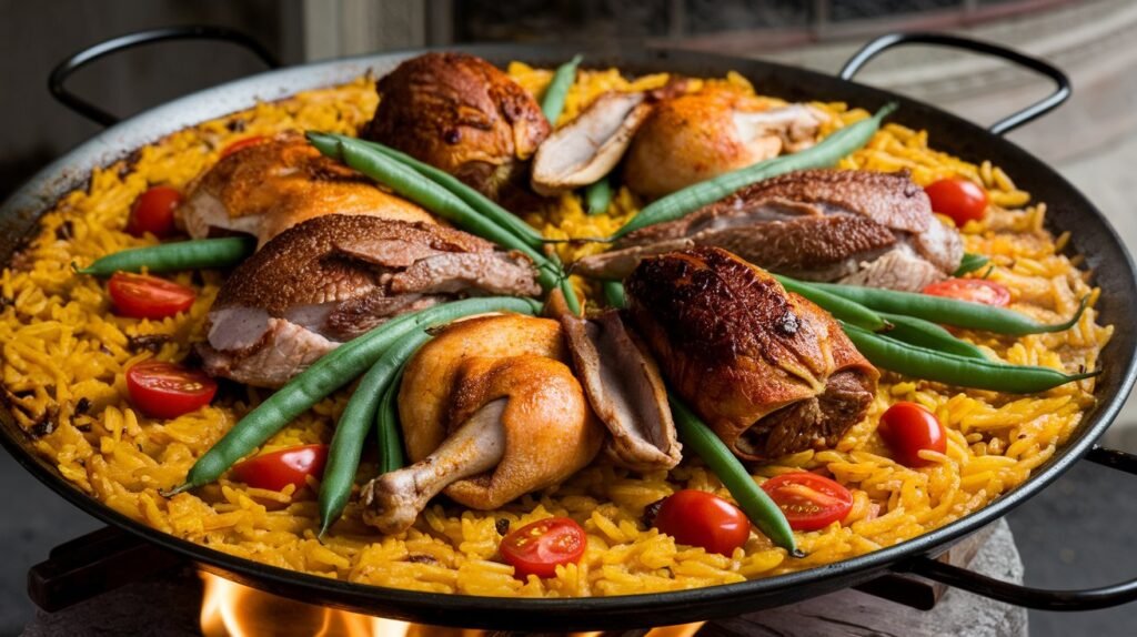 Receita de Paella Valenciana