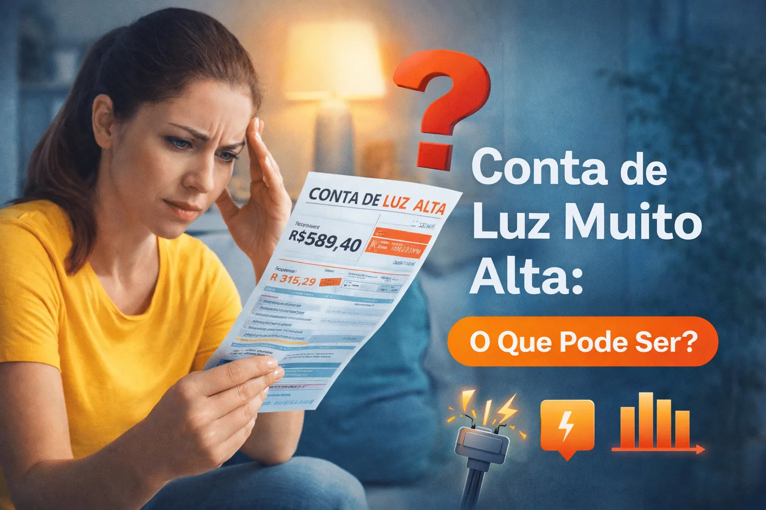 Conta de Luz Muito Alta: O Que Pode Ser e O Que Fazer