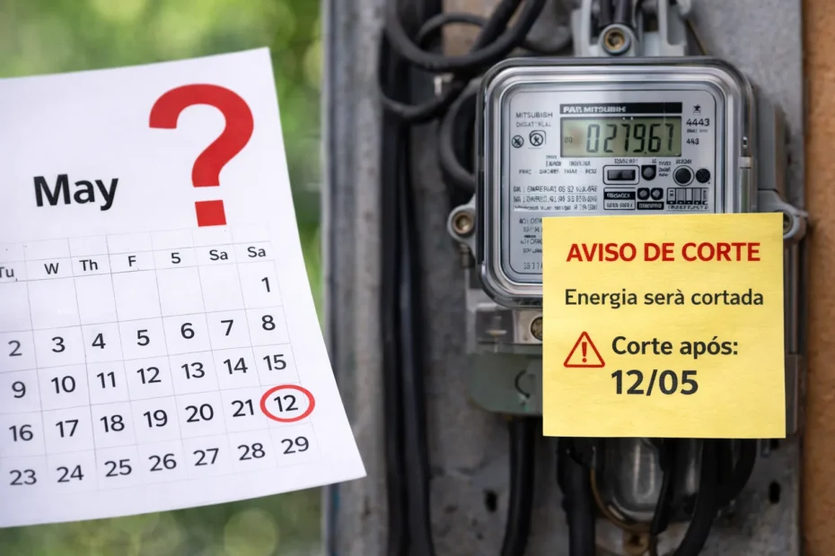 Energia Pode Ser Cortada no Fim de Semana