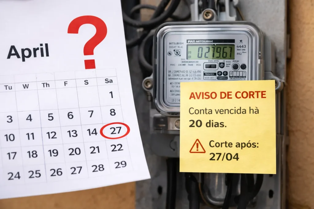Prazo para Corte de Energia