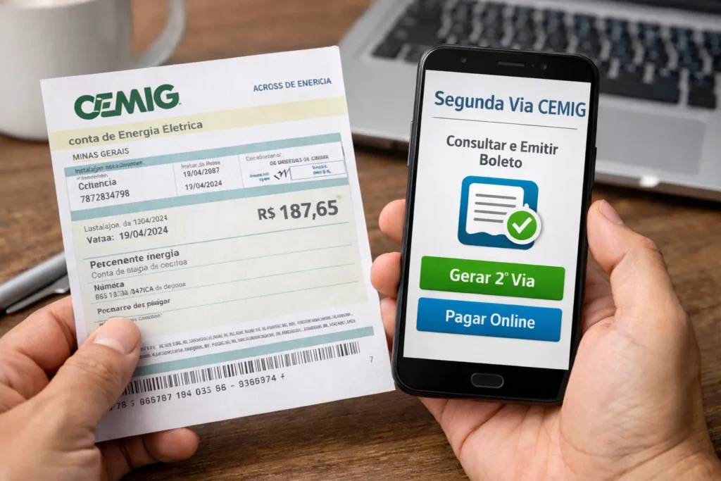 Segunda Via CEMIG