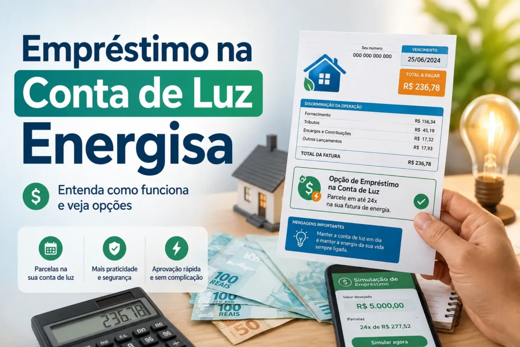 Empréstimo na conta de luz Energisa