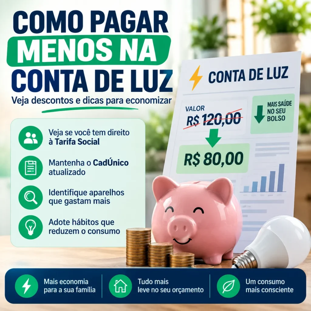 Como Pagar Menos na Conta de Luz