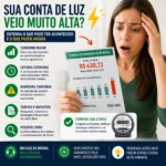 Conta de Luz veio muito alta