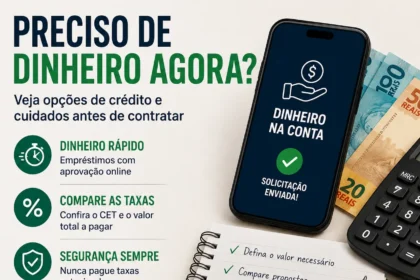 preciso de dinheiro agora