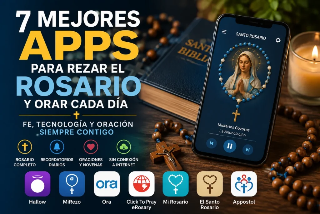 7 Mejores Apps para Rezar el Rosario