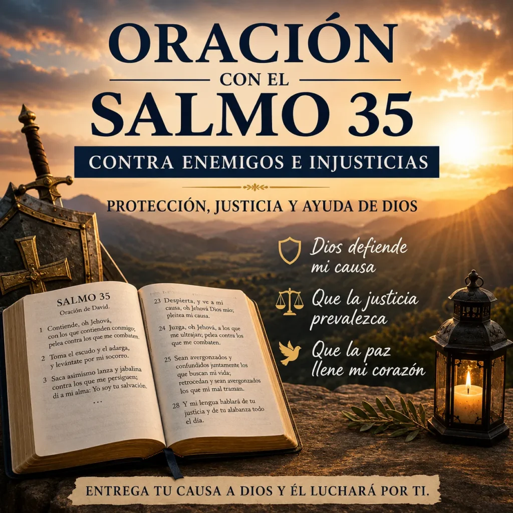 Oración con el Salmo 35 Contra Enemigos