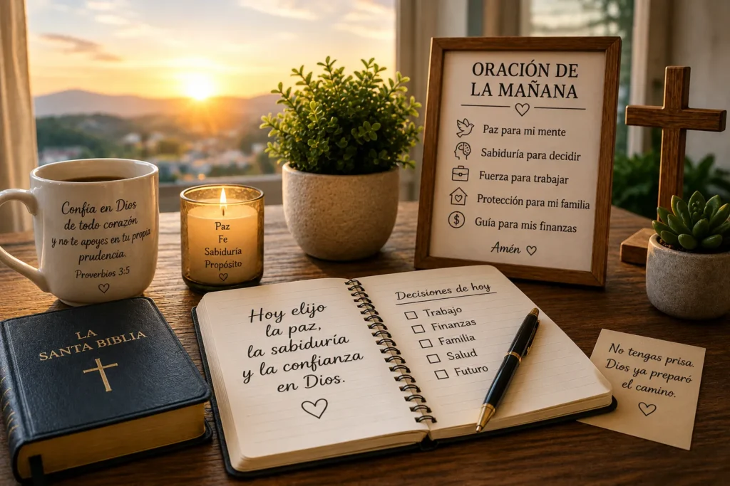 Oración de la Mañana para Empezar el Día con Paz y Sabiduría