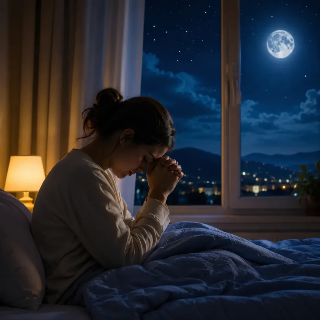 Oración de la Noche para Dormir en Paz y Entregar las Preocupaciones