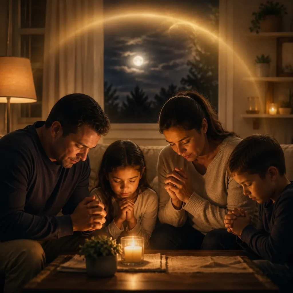 Oración de la Noche para Proteger el Hogar y la Familia