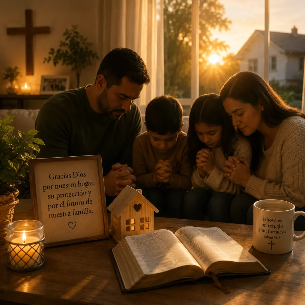 Oración de Gratitud por el Hogar la Protección y el Futuro de la Familia